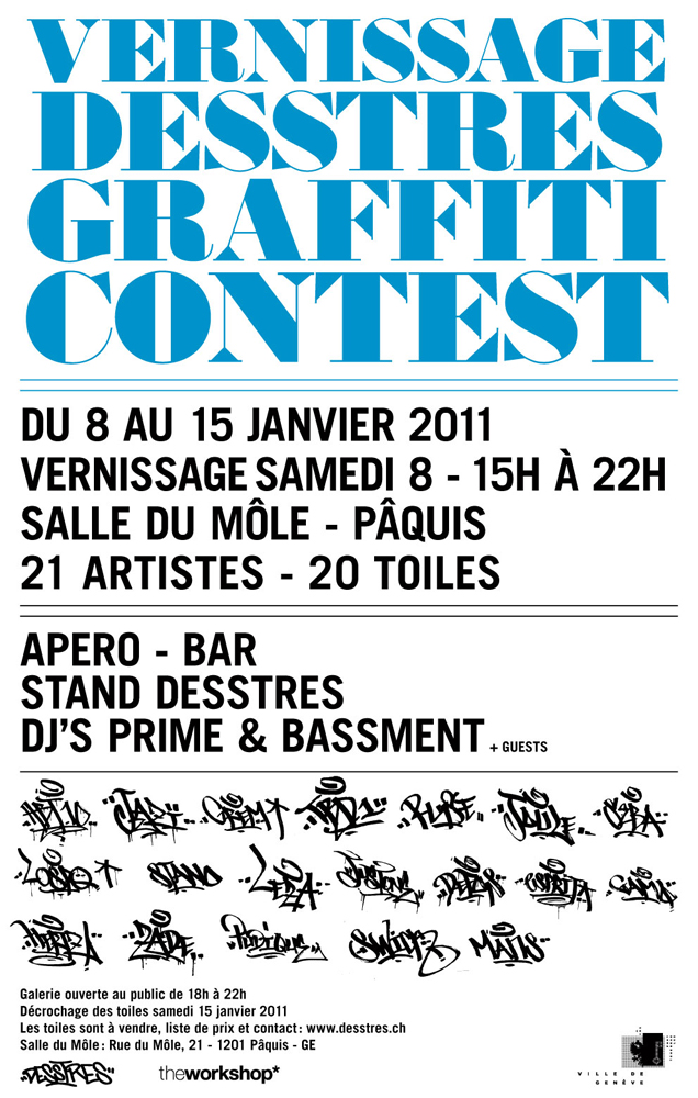 Vernissage Desstres Graffiti Contest 2011