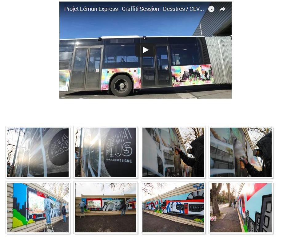 Projet Léman Express - CEVA - Bus 61